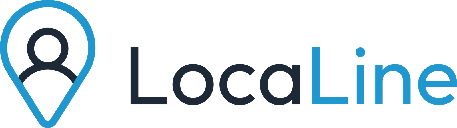 Logo de LocaLine, création de fiches Google Business optimisées